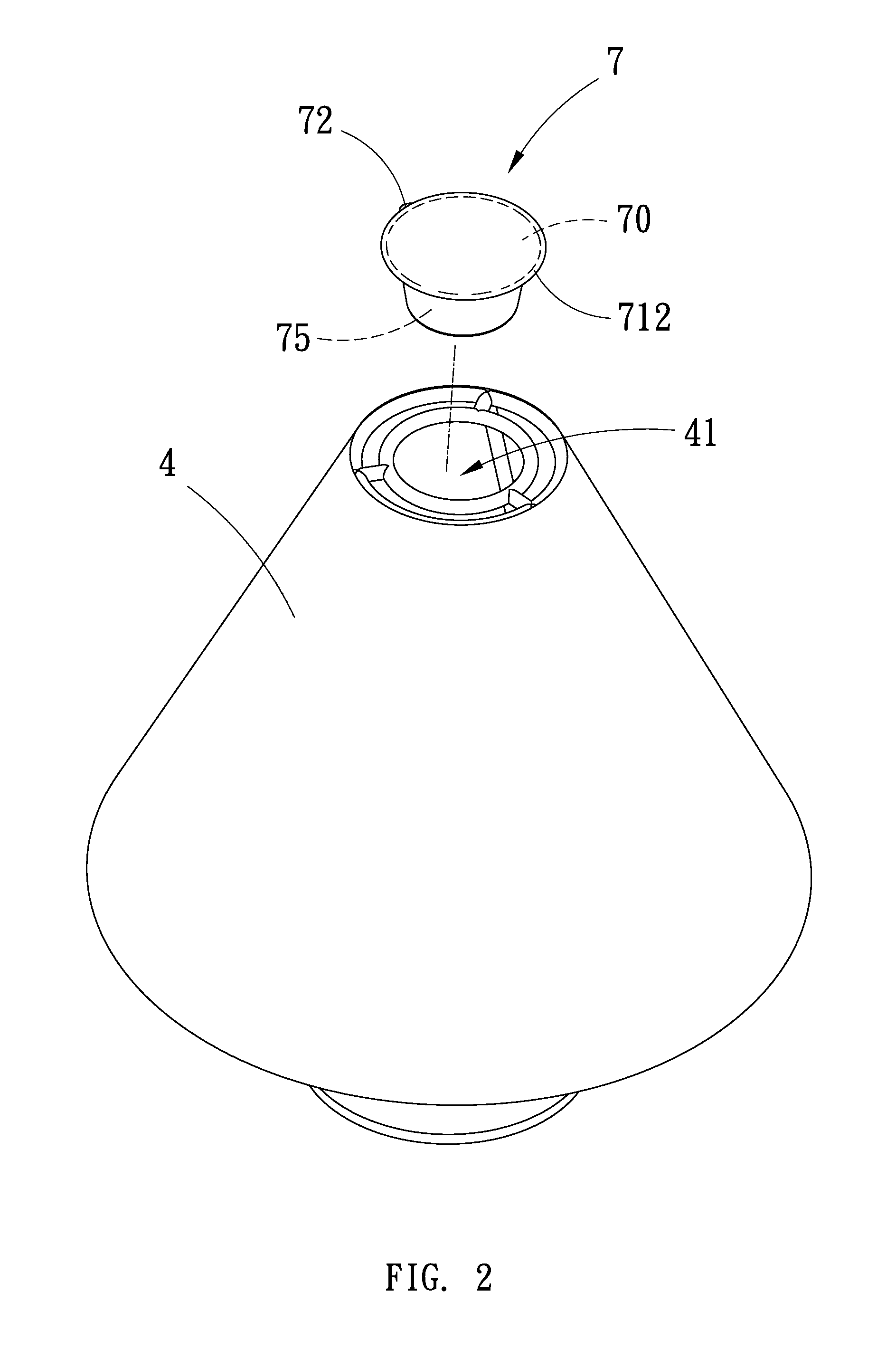 System having a lamp assembled with an aroma capsule that disperses scent