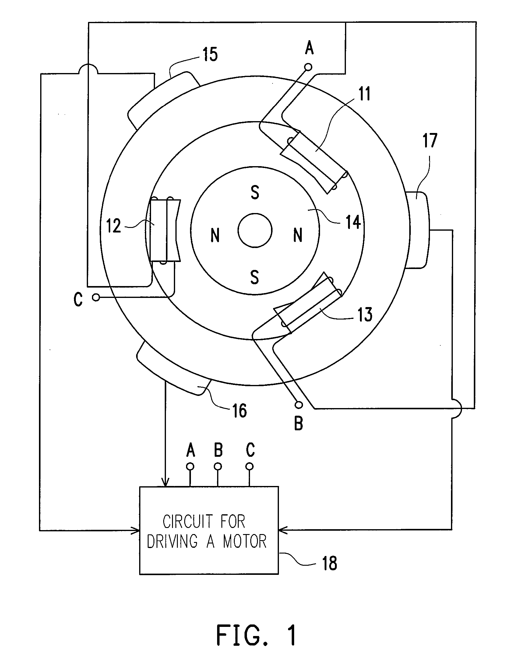 Method and circuit for controlling motor and brushless motor system using the same