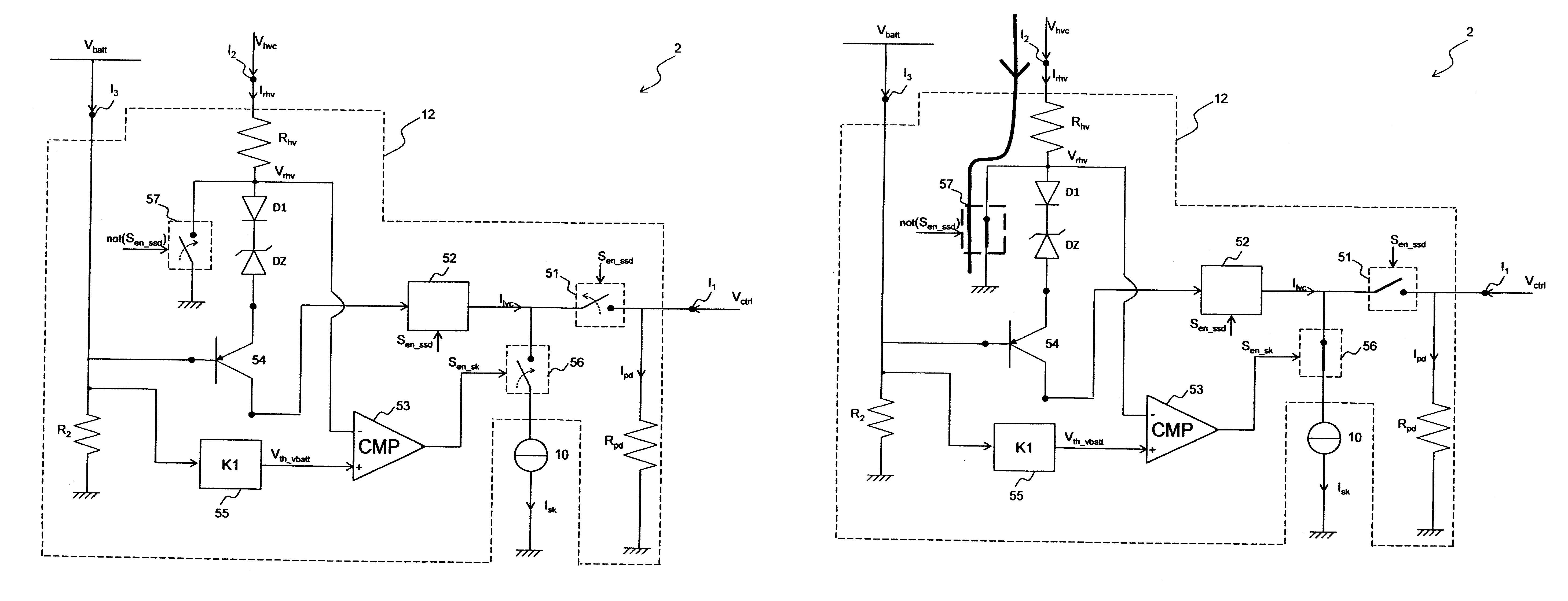 Electronic ignition system for an engine of a vehicle in case of failure