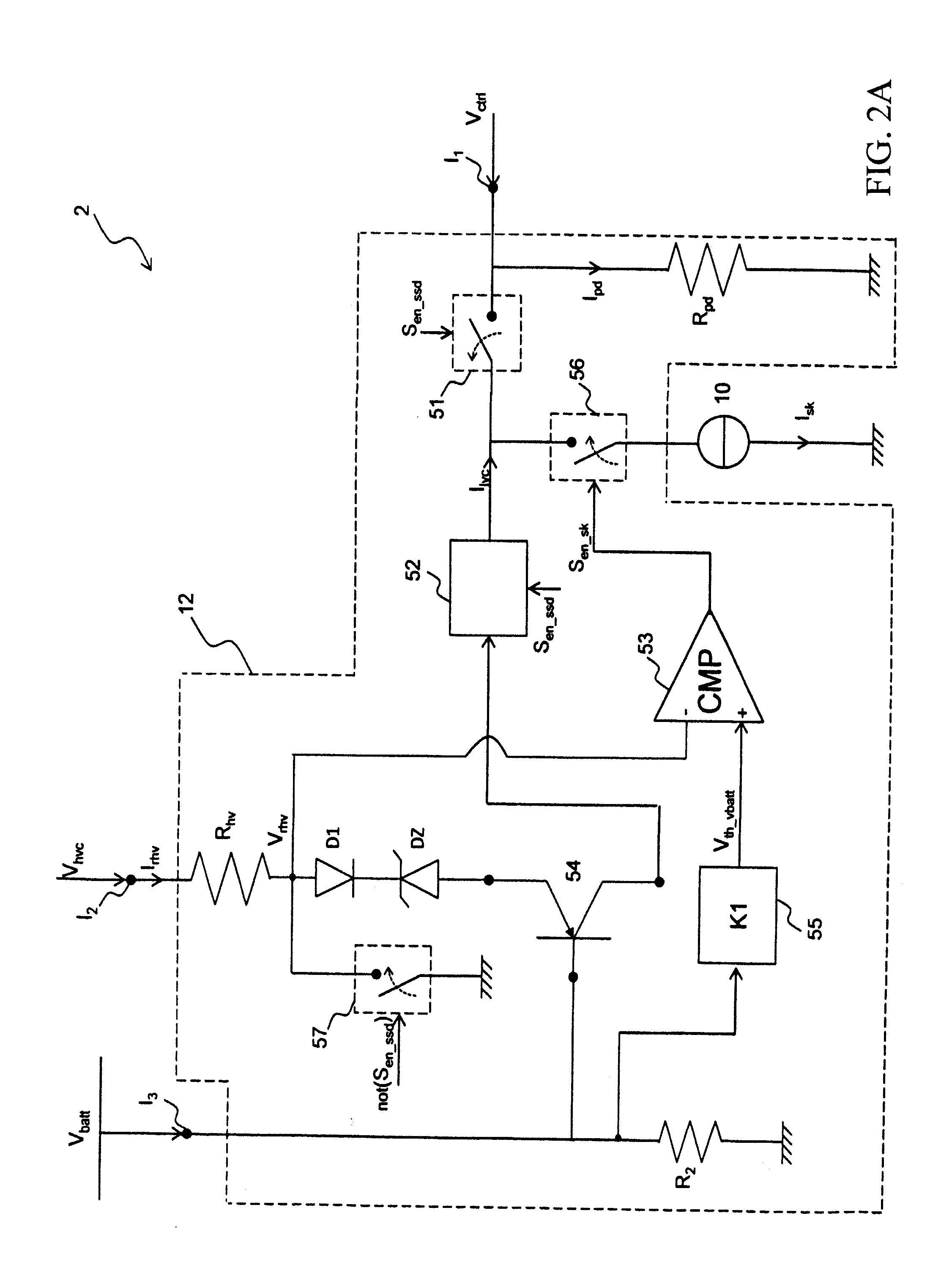 Electronic ignition system for an engine of a vehicle in case of failure