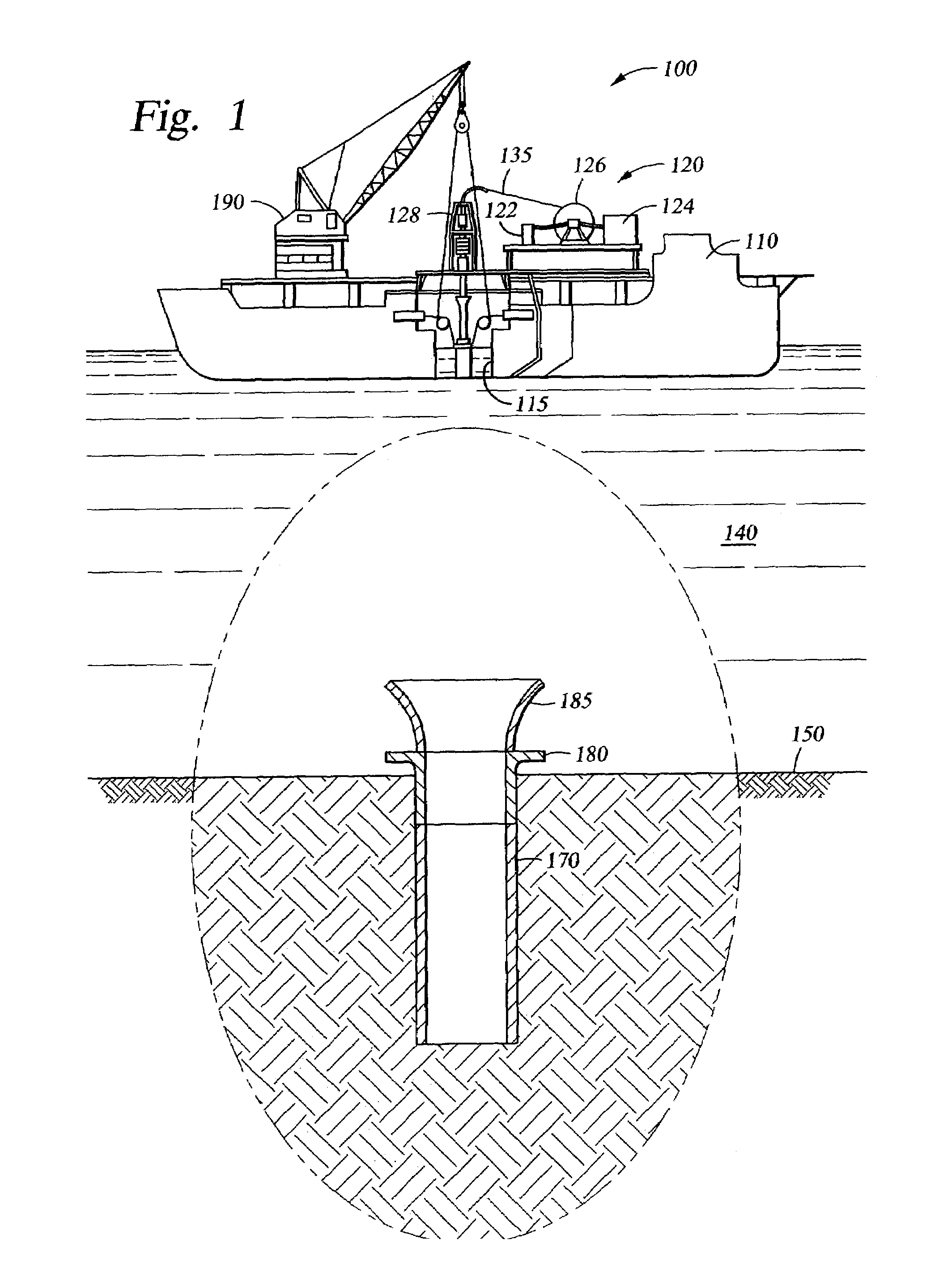 Method and apparatus for riserless drilling