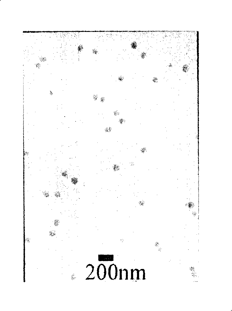 Preparation method of rare earth compound nano-particle