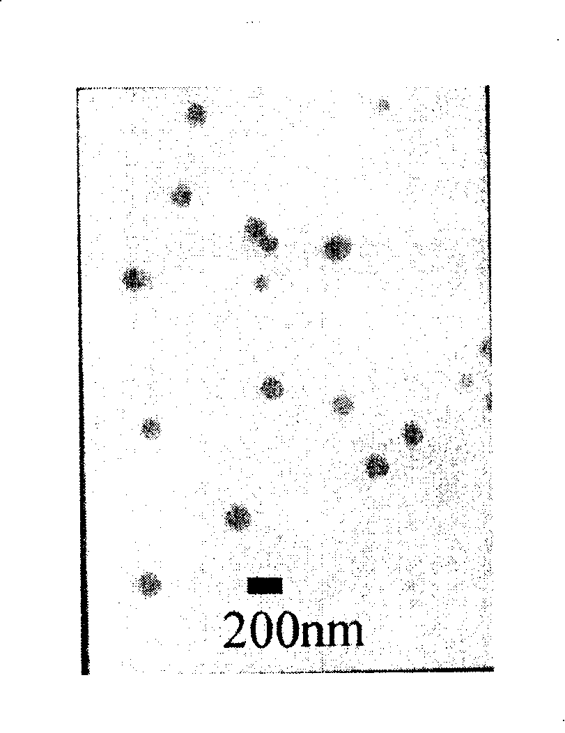 Preparation method of rare earth compound nano-particle