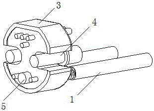Charging gun heat exchange structure and charging gun