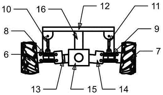 Variable-impedance Mecanum wheel posture keeping mechanism
