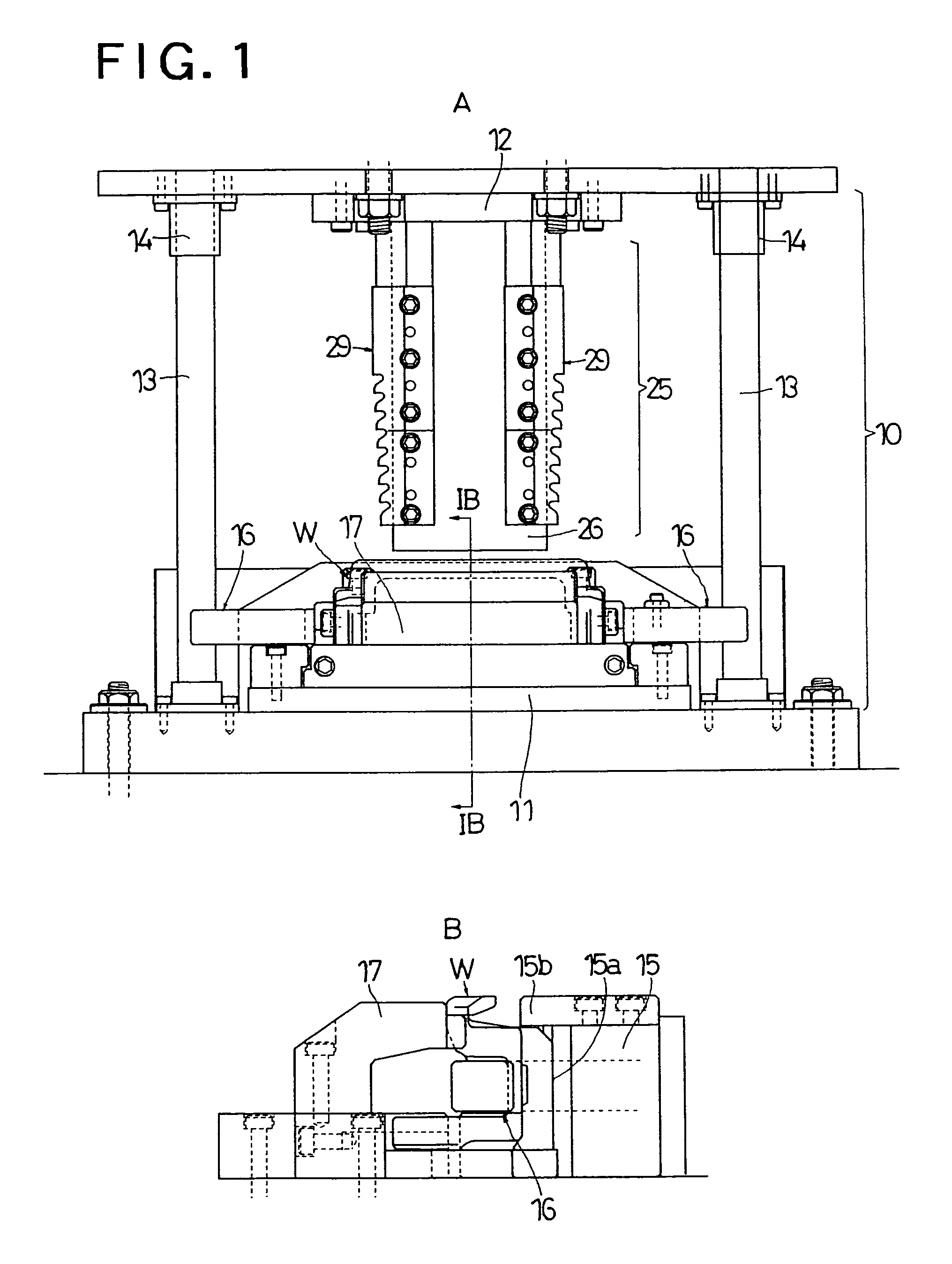 Method of removing excess metal from casting with press, and cutter used therefore