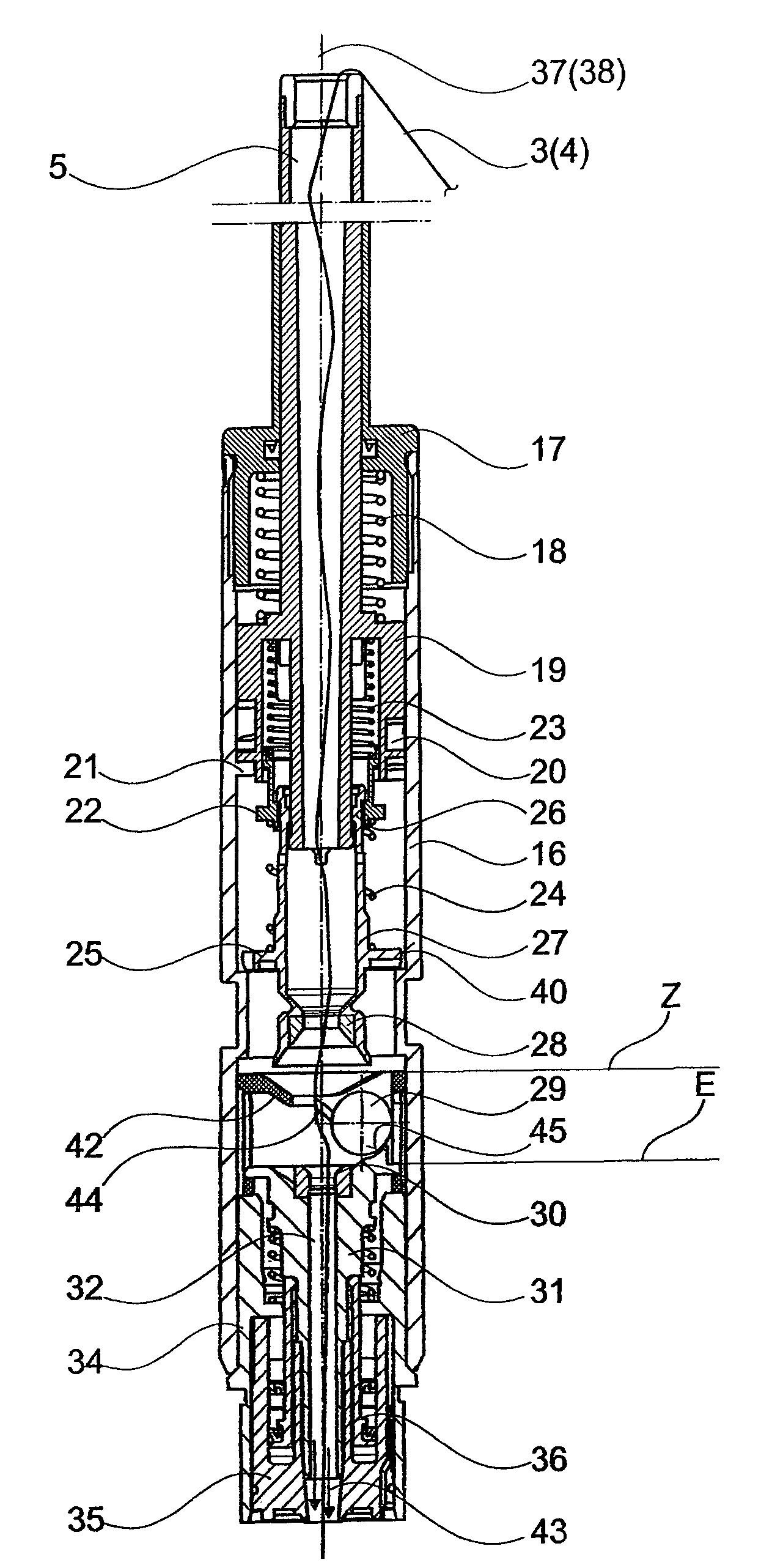 Yarn brake for a two-for-one twisting spindle