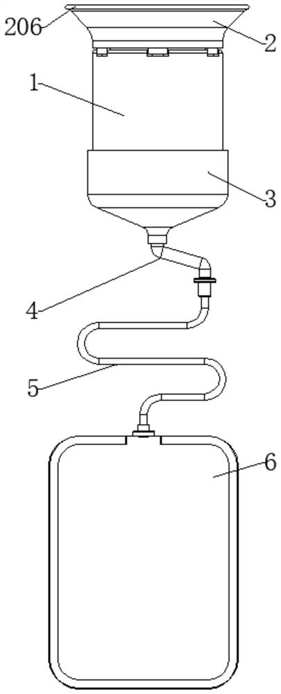 Calculus collecting device for urinary surgery