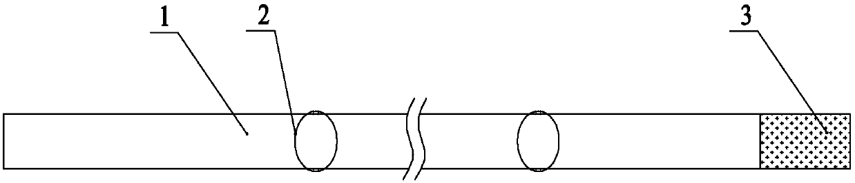 Oxygen breathing tube fixing device