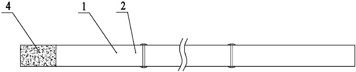 Oxygen breathing tube fixing device