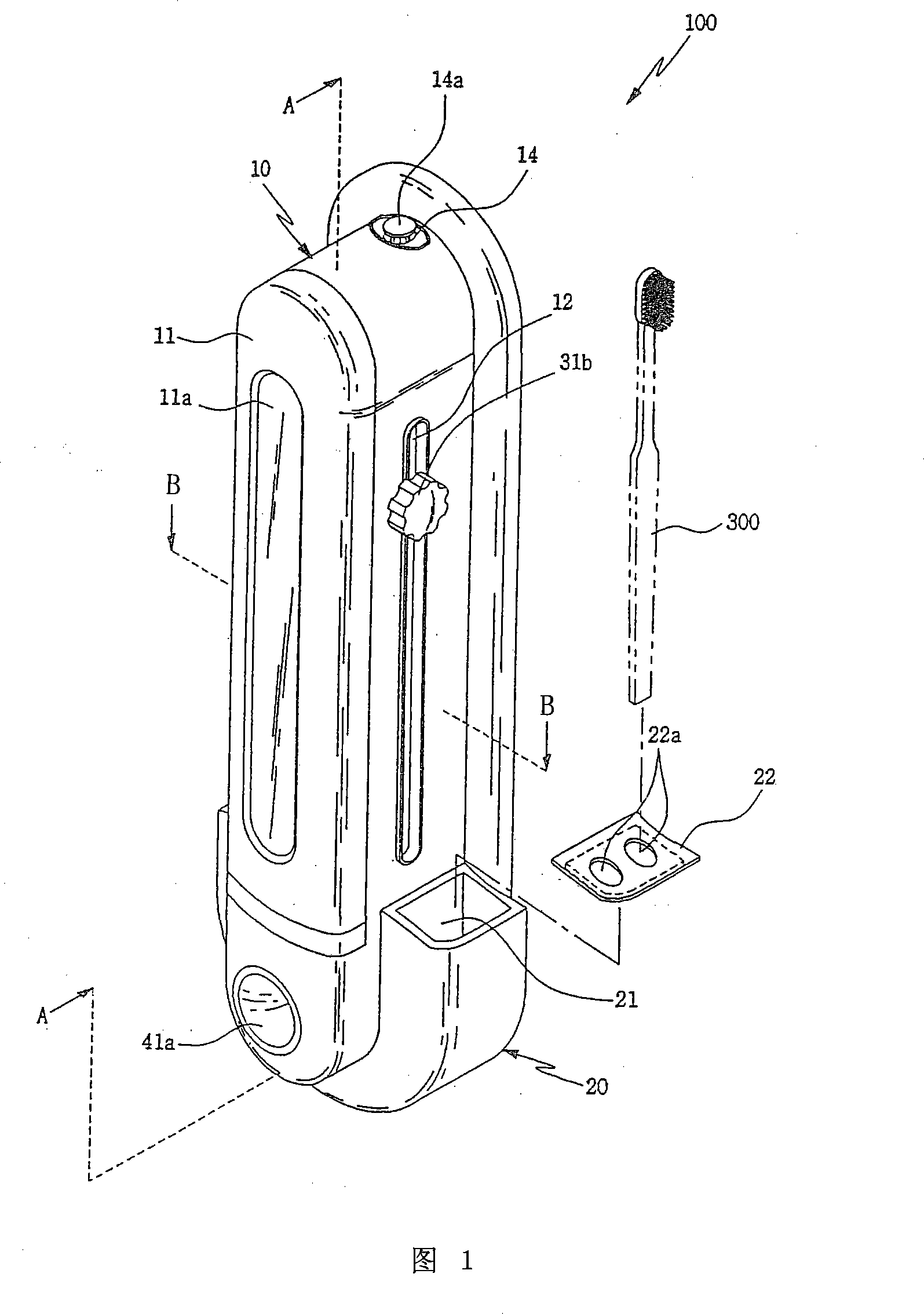 Tooth paste automatic dispenser and tooth paste supply operational method