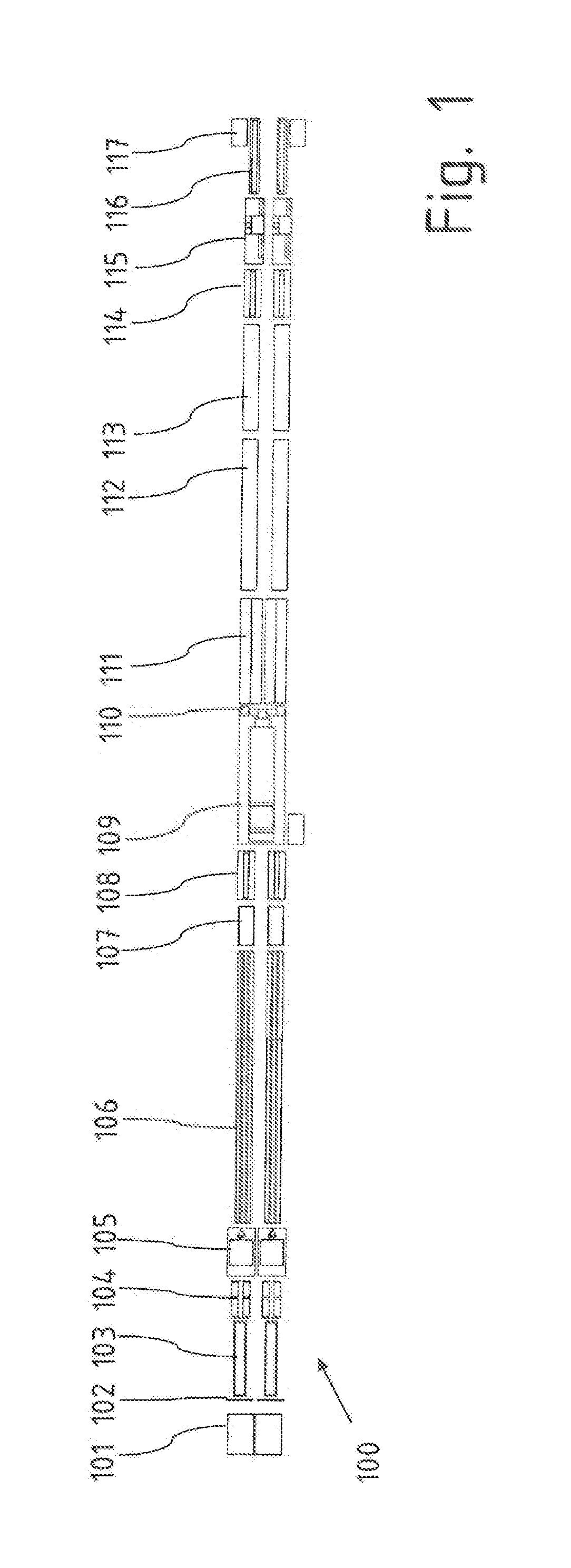 Inline method for producing a spring strip profile for a slatted frame