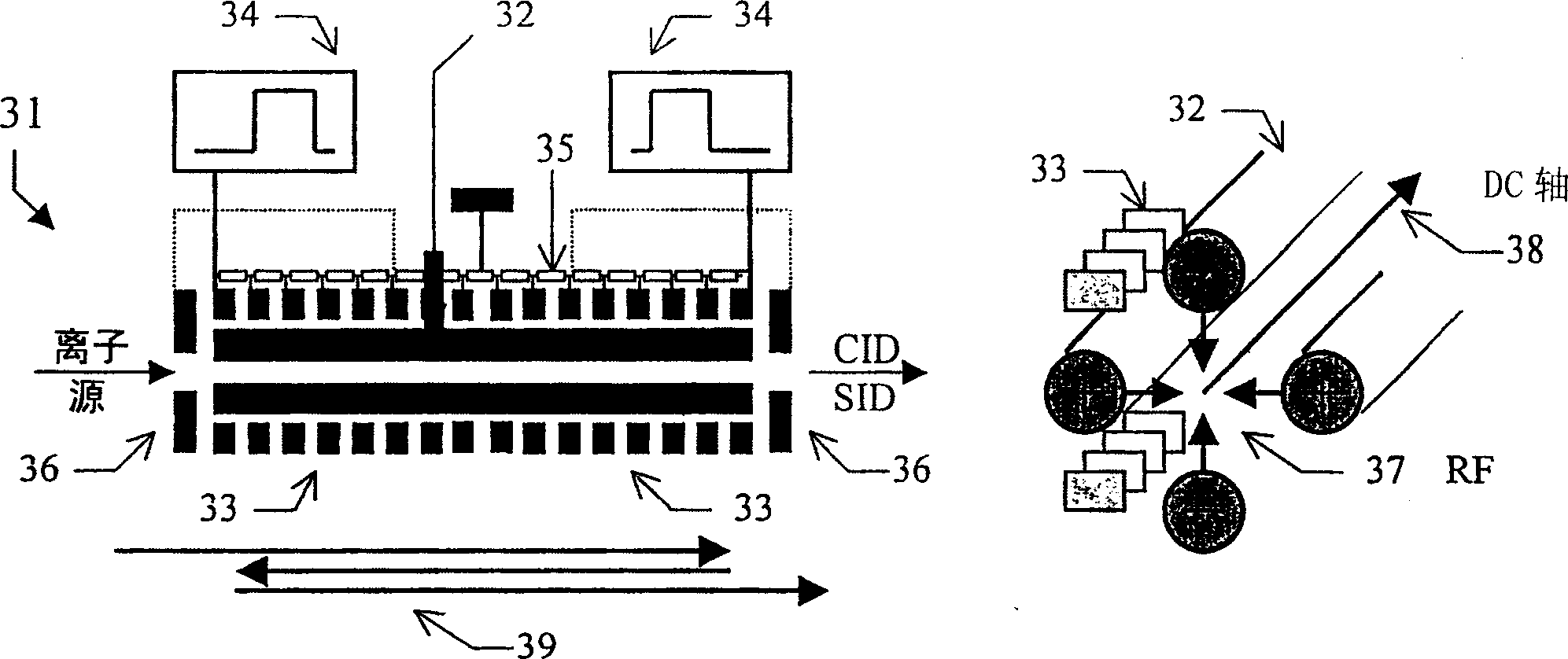 Tandem time of flight mass spectrometer and method of use