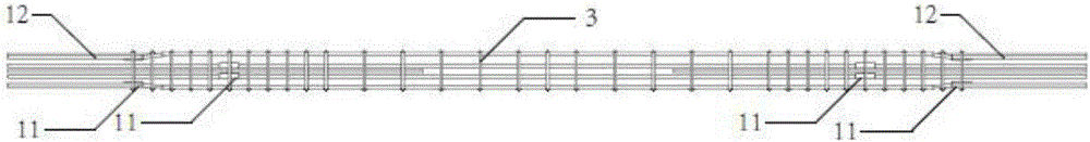 Precast beam reinforcement cage component and assembling method thereof