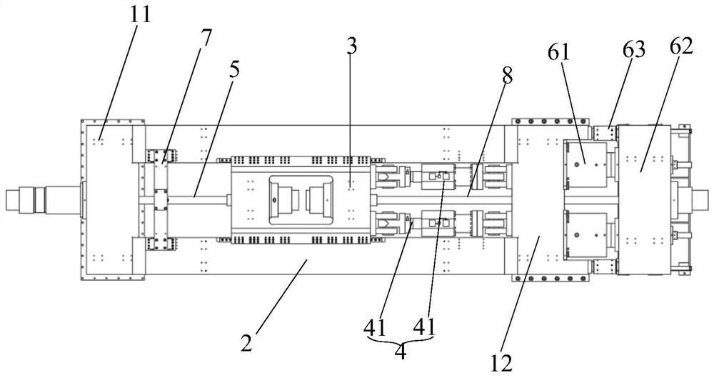 Large-tonnage inhaul cable testing device