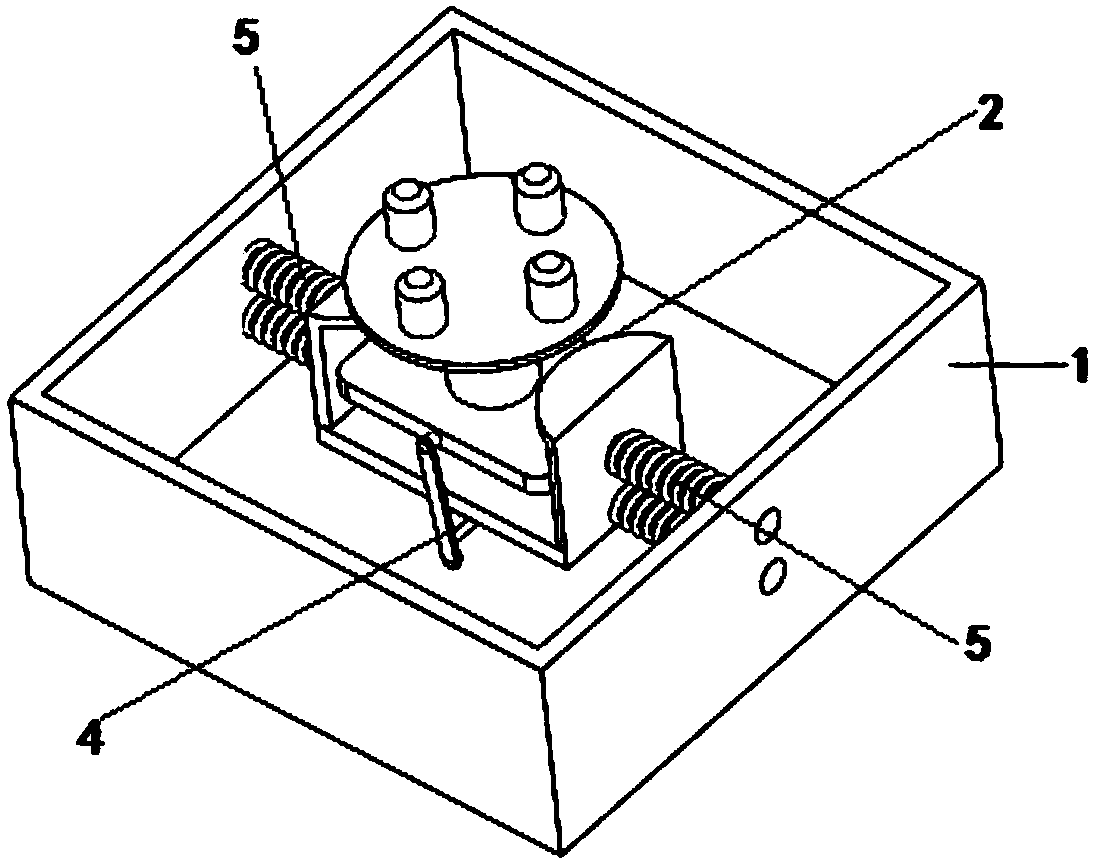 Collision-type uniform seed dressing device