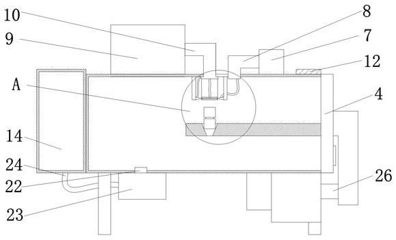 Weldment cooling device for vacuum welding machining