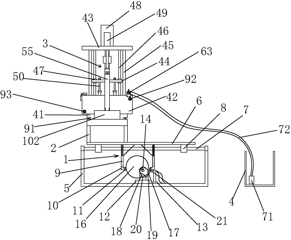 Automatic dropping device