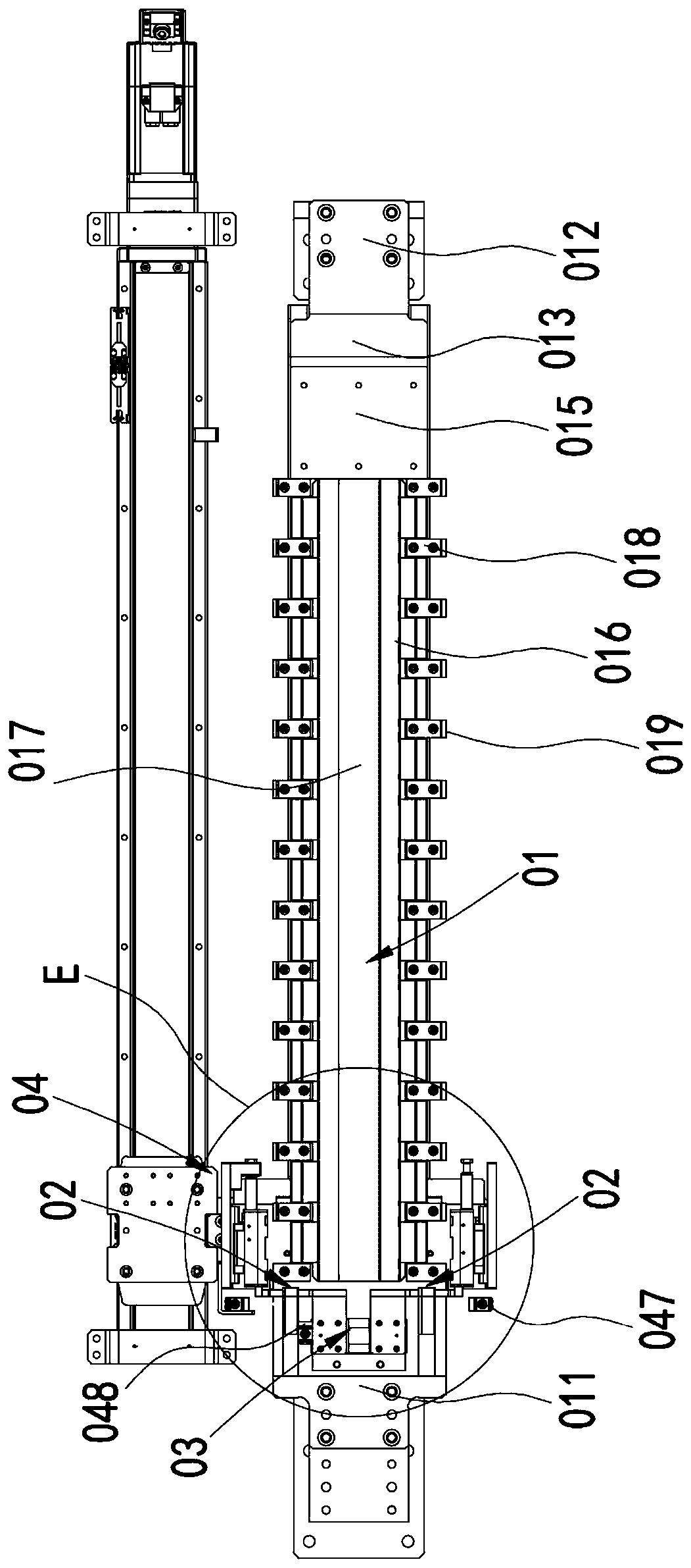 Battery cell module assembling and forming machine, assembling method thereof and battery cell module assembling and forming system