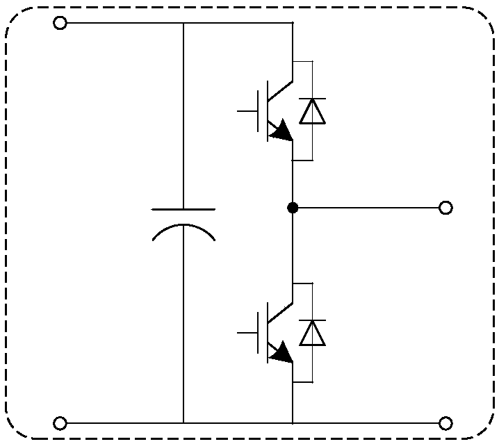 Alternating-current and direct-current wind-solar hybrid power generation system and power smoothing control method