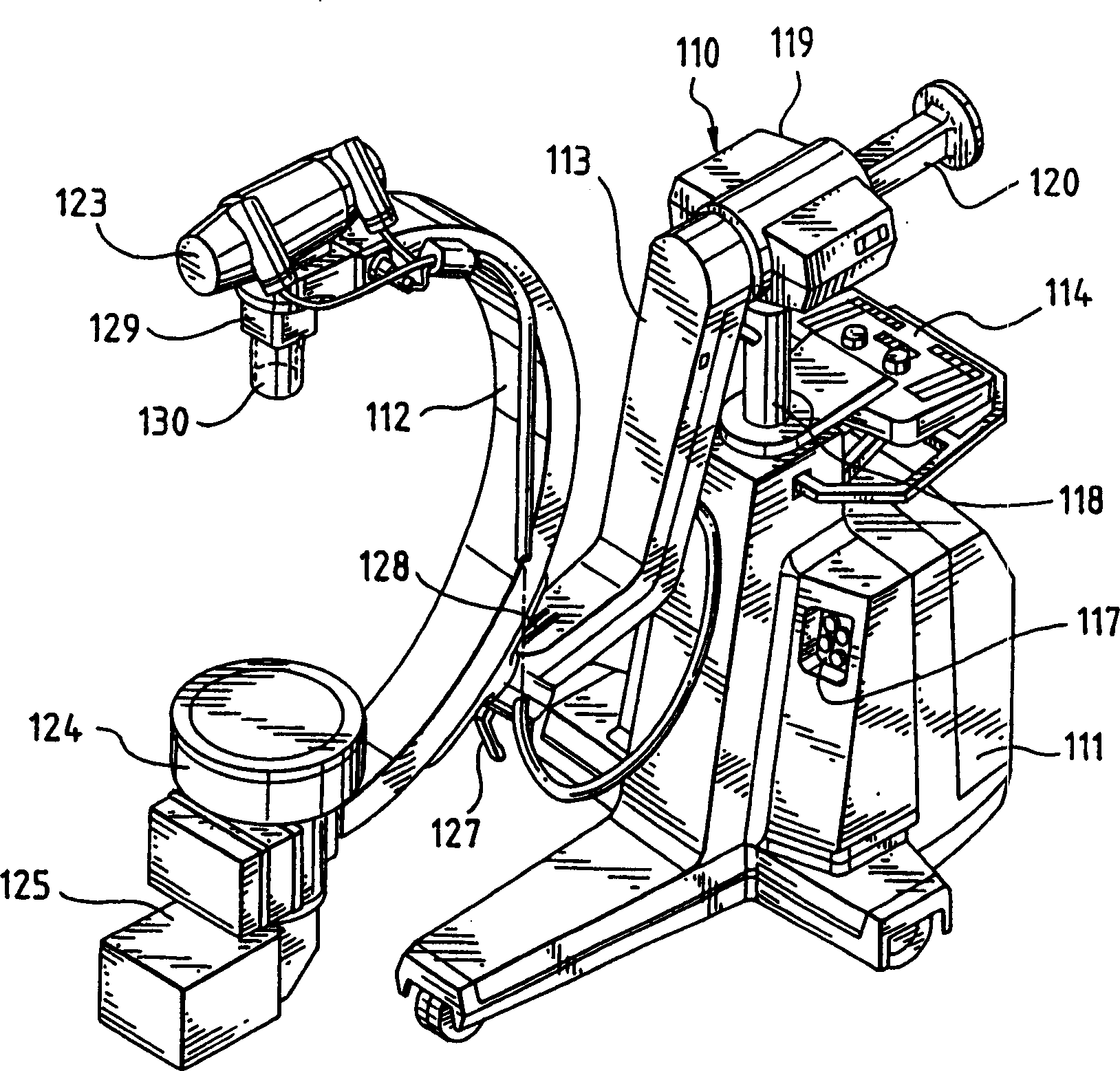 Method and apparatus for obtaining and displaying computerized tomography images by fluoroscopic imaging system