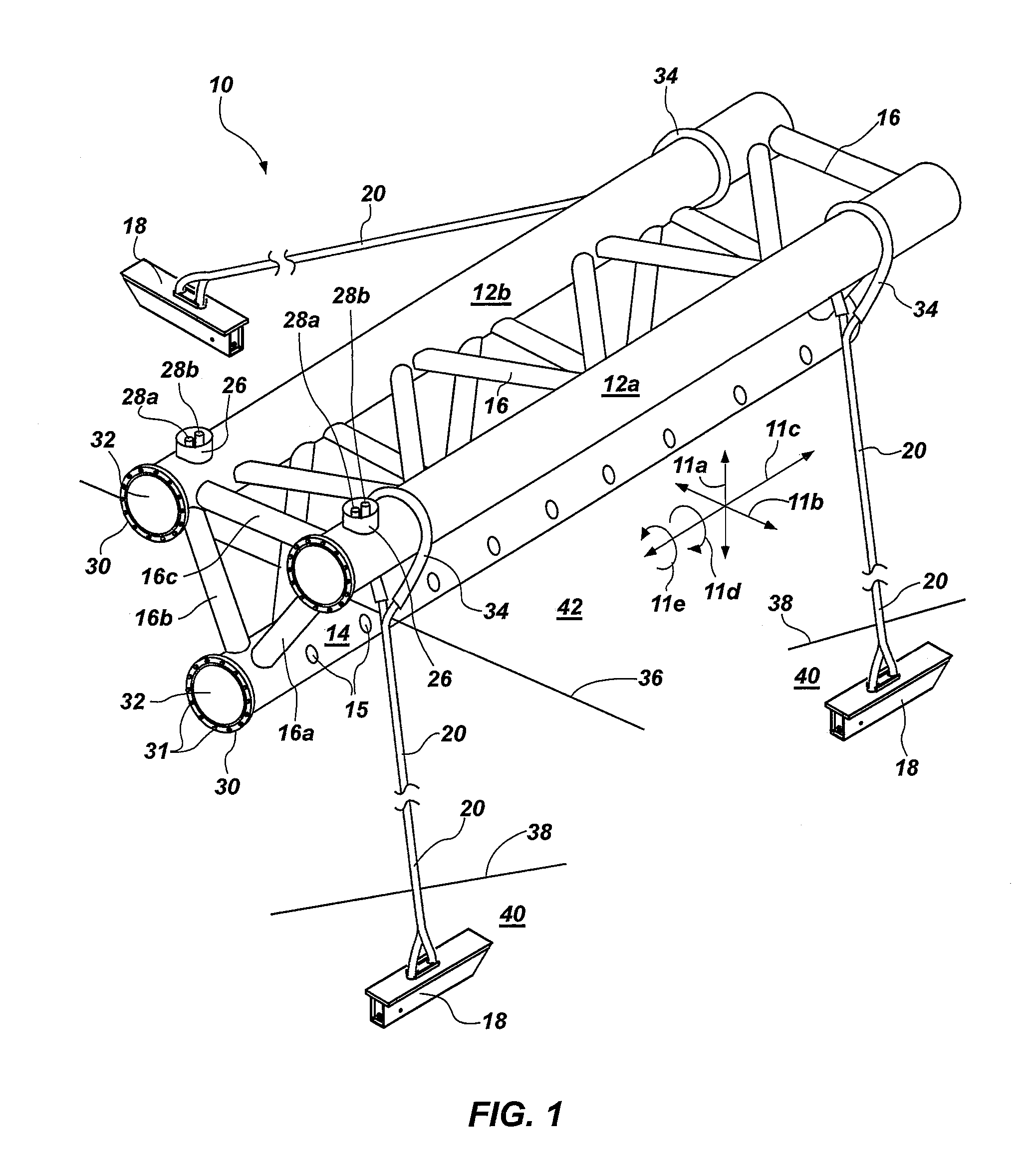 Wave attenuation system and method