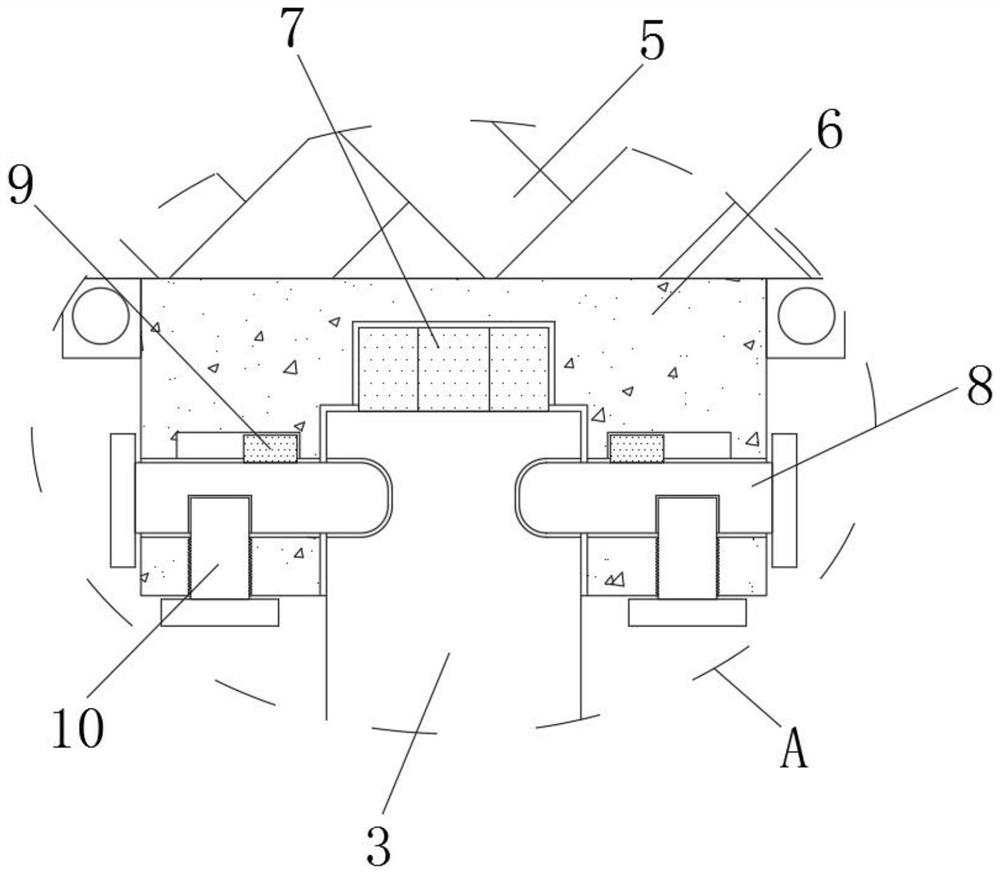 Paper pulp mixing device for toilet paper production