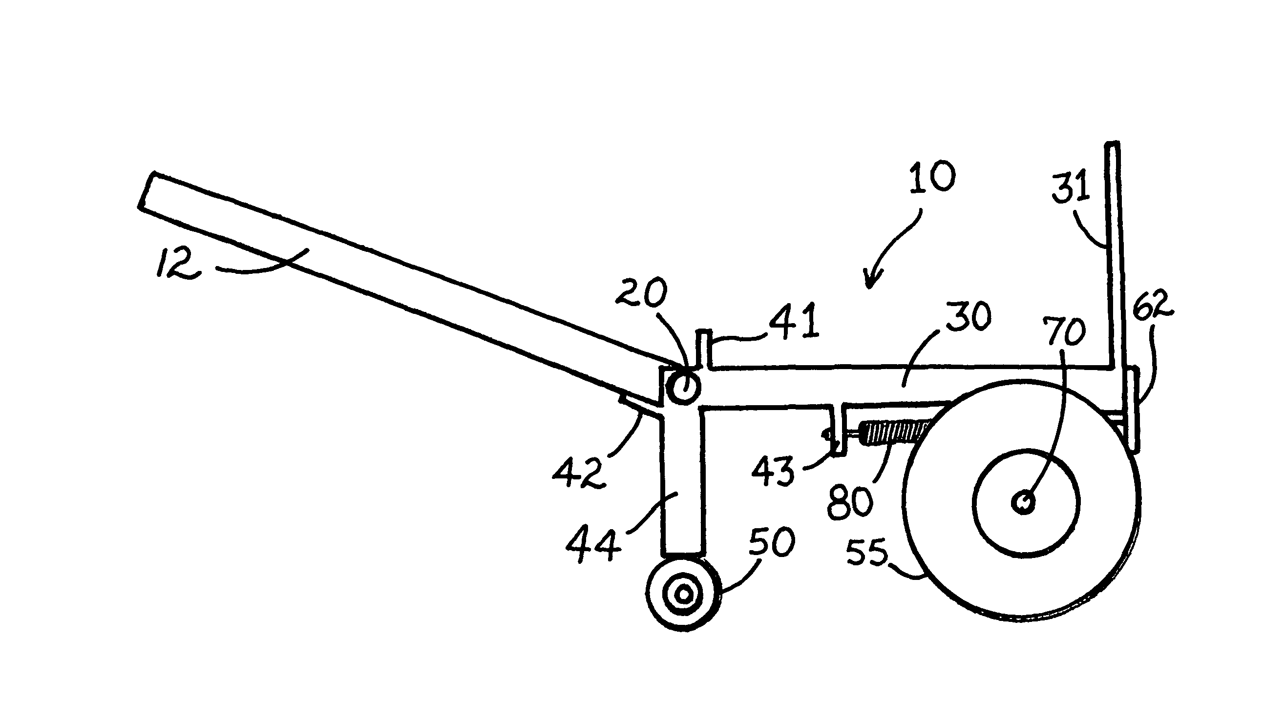 Staircase movable cart