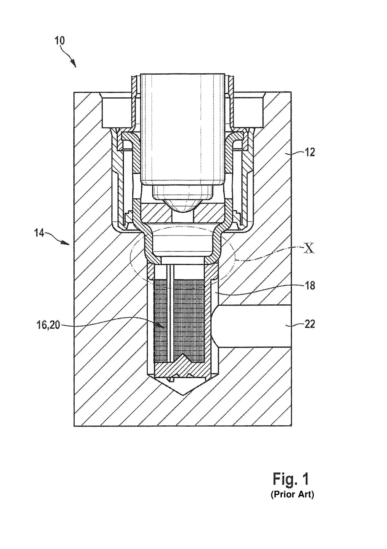 Pressure medium unit, in particular for setting and / or regulating a brake pressure in a vehicle brake system having electronic slip regulation, and cap-shaped filter element