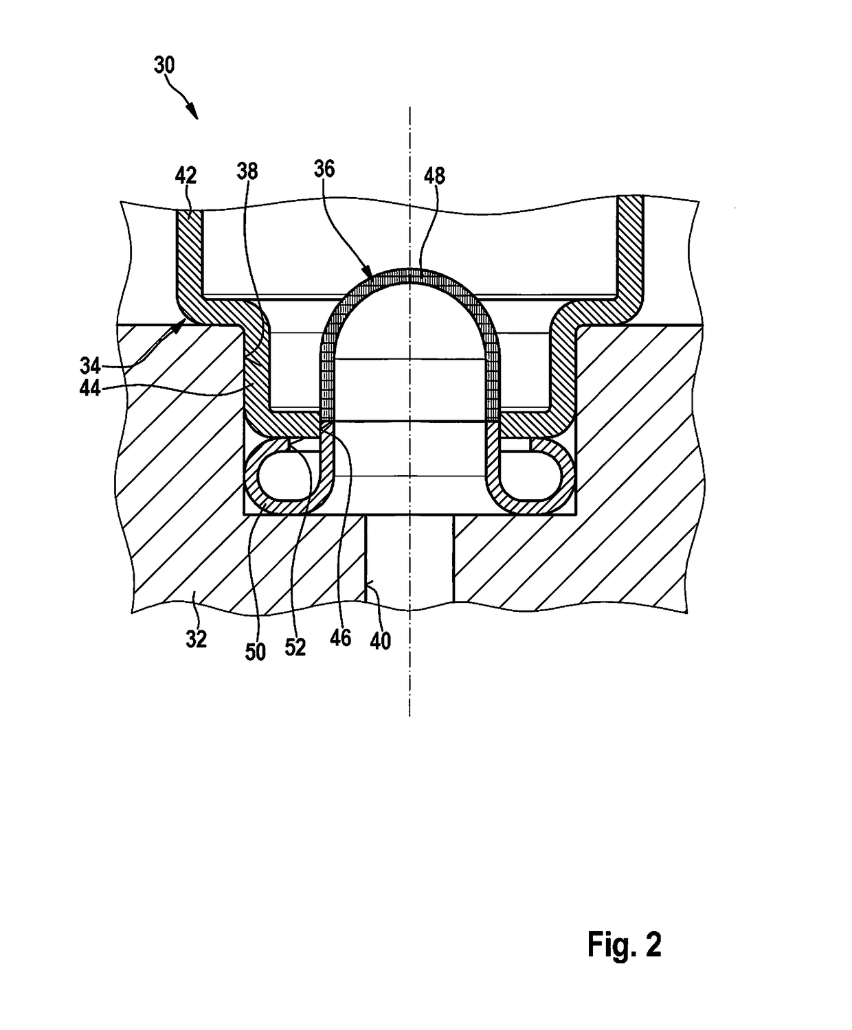 Pressure medium unit, in particular for setting and / or regulating a brake pressure in a vehicle brake system having electronic slip regulation, and cap-shaped filter element