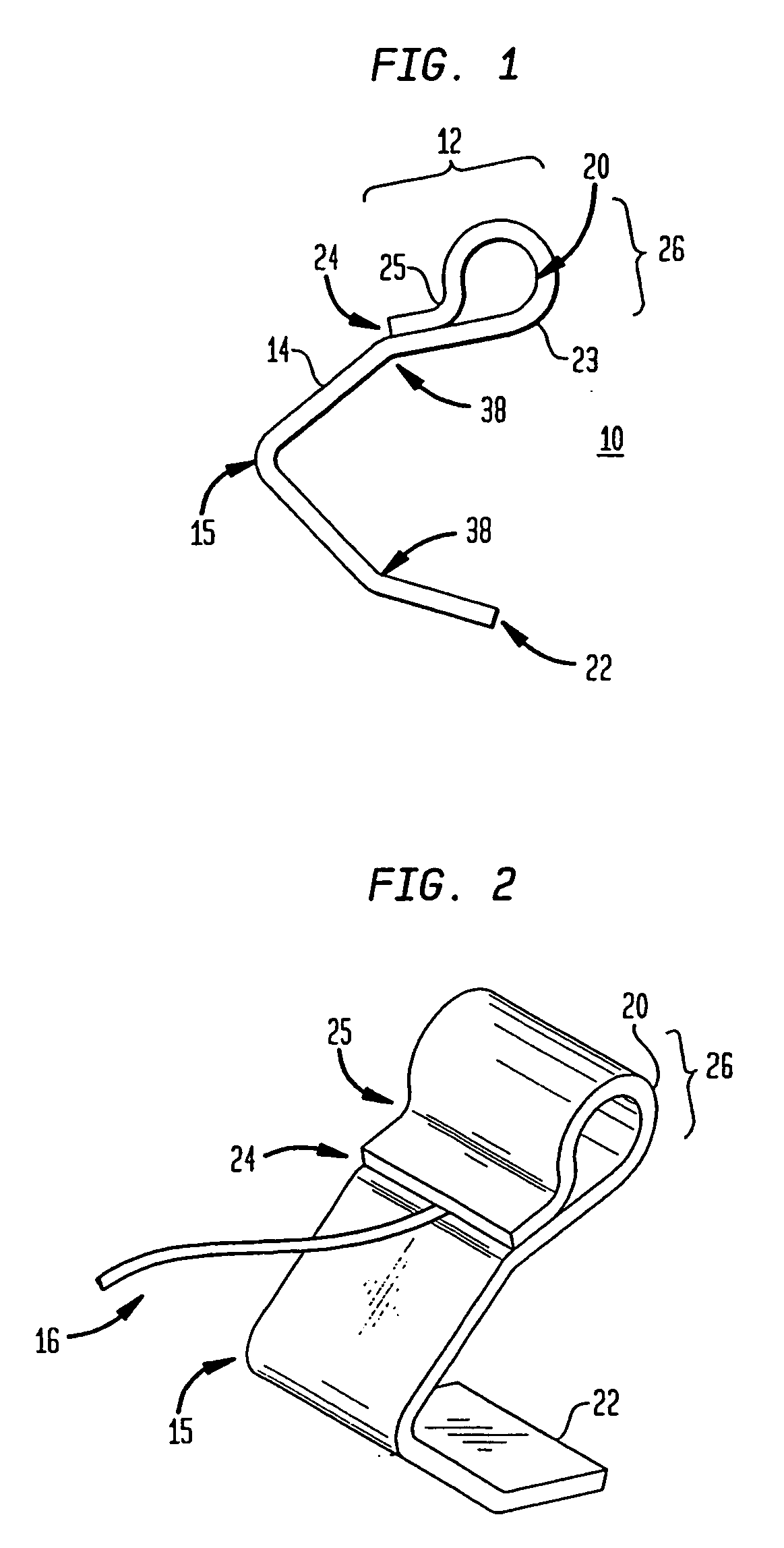 Clip and method for epicardial placement of temporary heart pacing electrodes