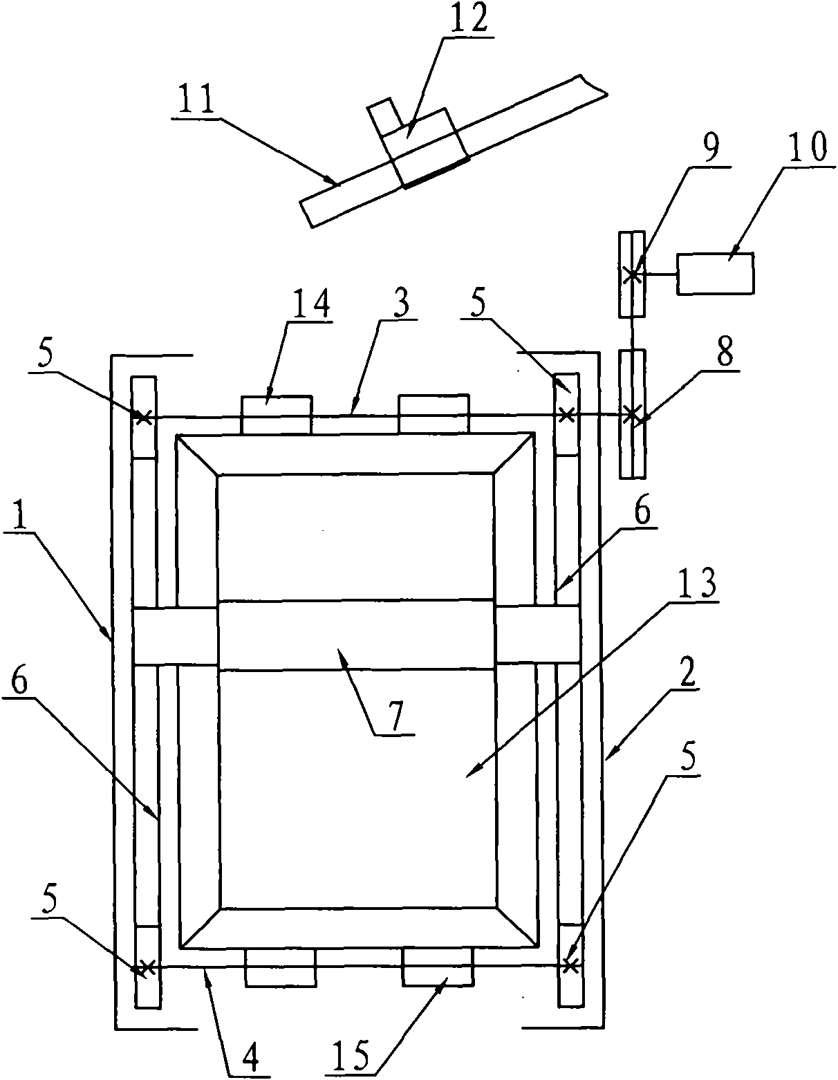 Device for cleaning and cooling glass surface of solar component