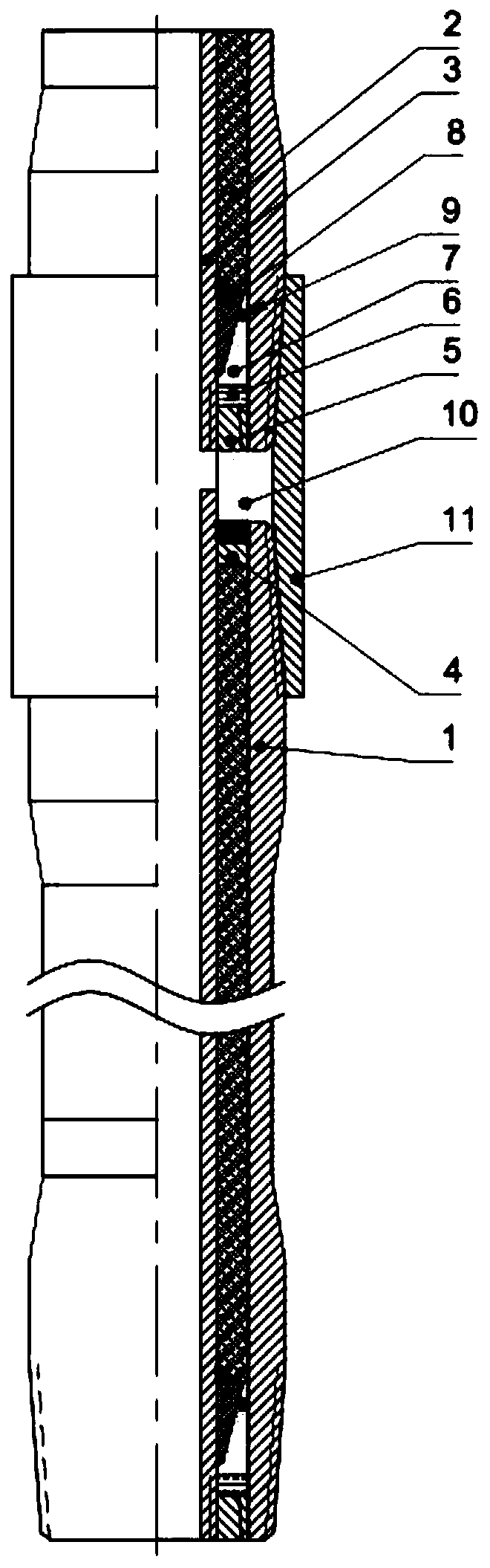 Pressure-resistant lining heat insulation oil pipe