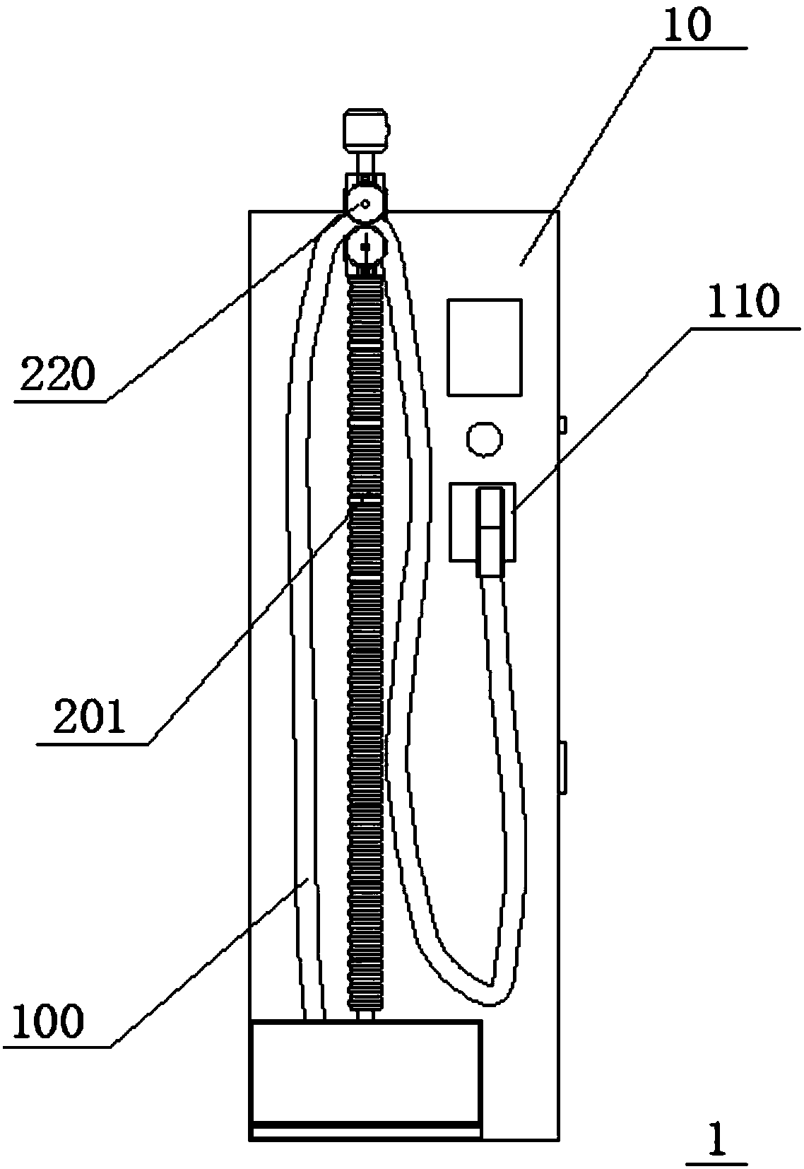 Charging pile and electric vehicle matching device
