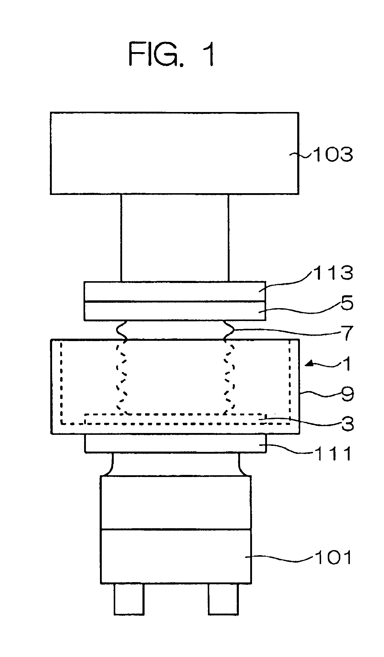 Connecting structure for vacuum pump