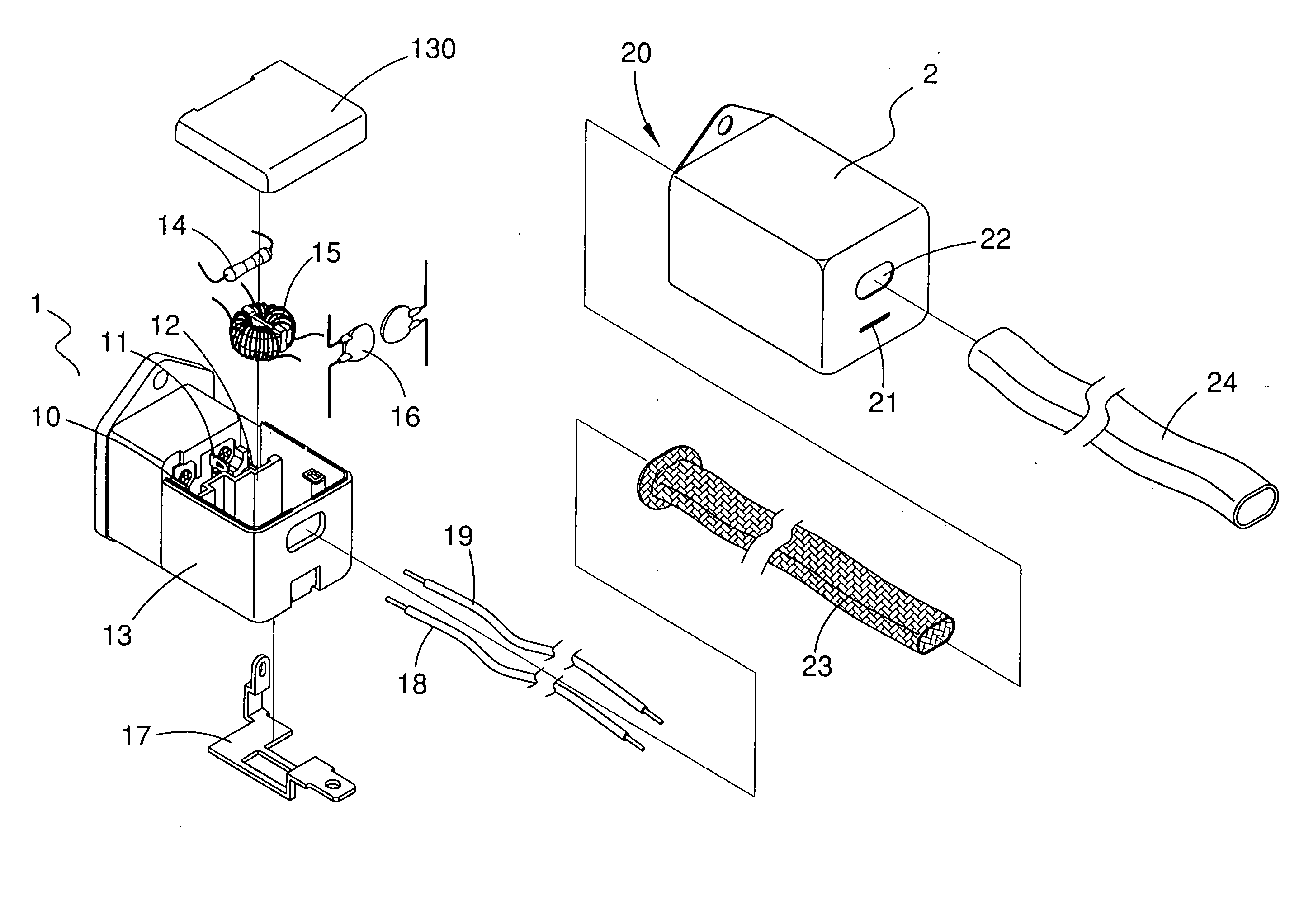Filter structure and method of fabrication