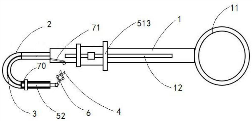 A bronchoscopic biopsy forceps with adjustable working position