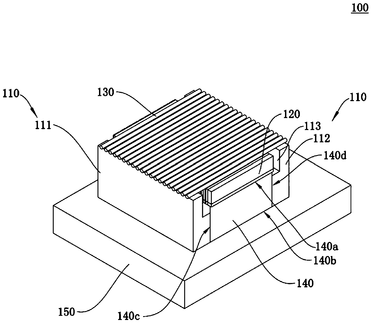 Laser device and method for stabilizing emitted laser