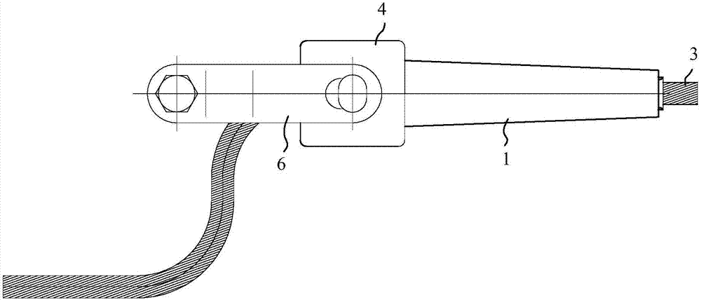 Wedge-shaped connecting hardware tool
