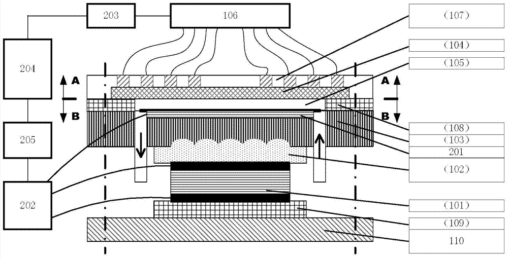 Detection device for electrochemical immune biosensor and detection and analysis method