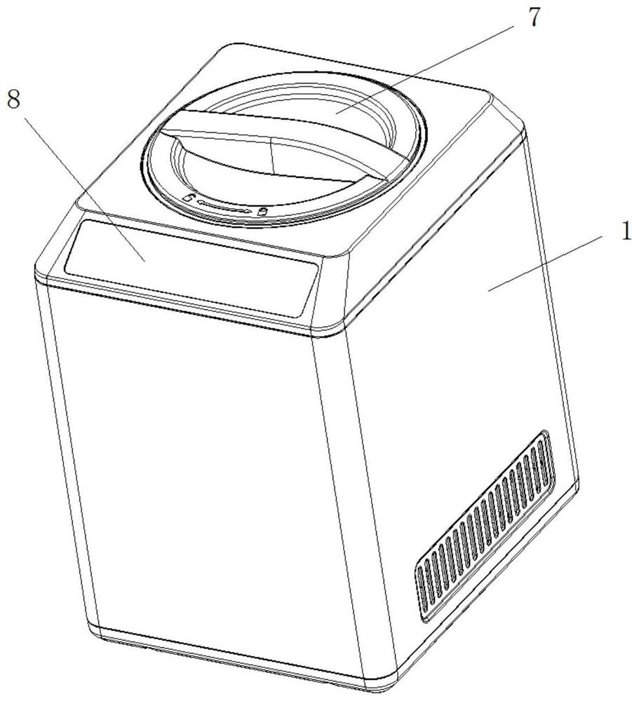 Self-cleaning ice cream machine