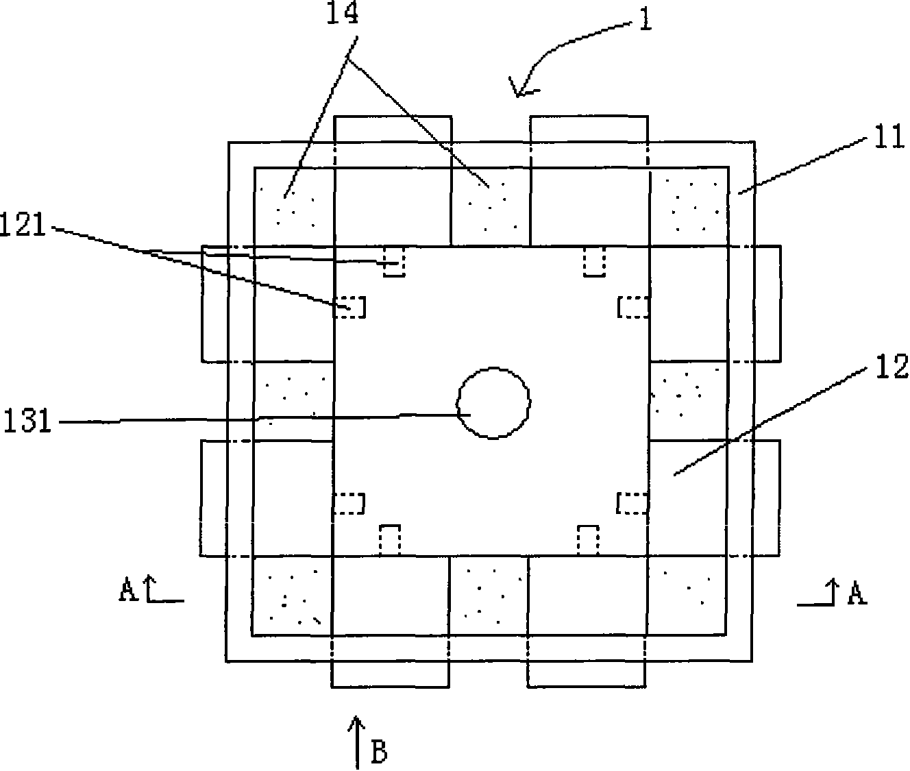 Integrally pressing method of vegetable fibre tray provided with connected supporting legs and special mould thereof