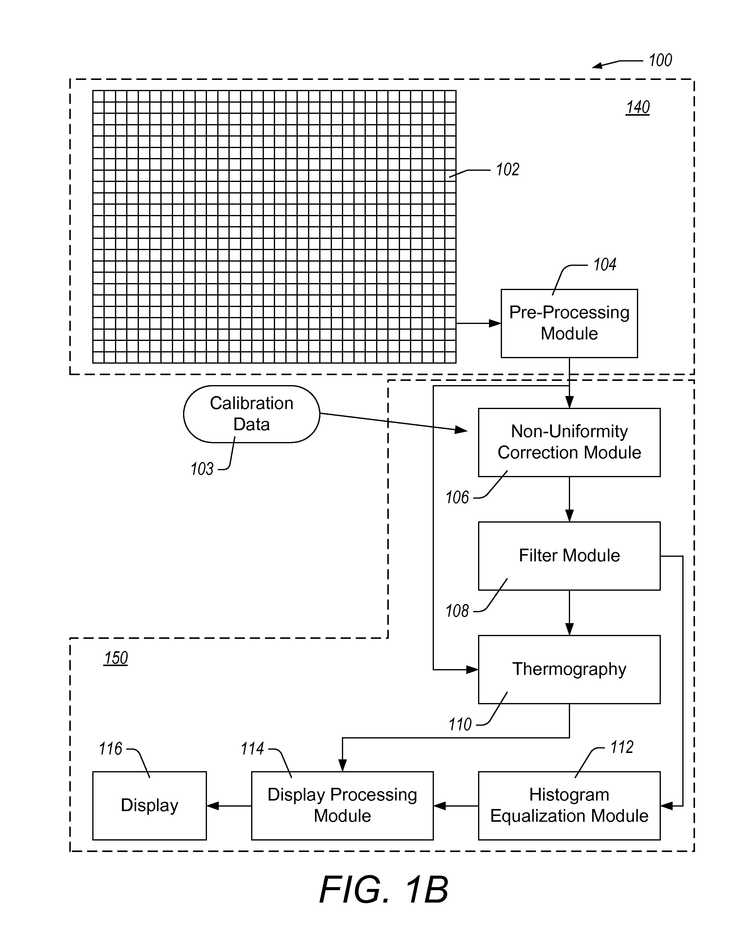 Time based offset correction for imaging systems