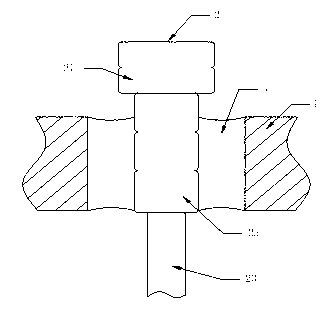 Packaging structure for glass sealing electronic component