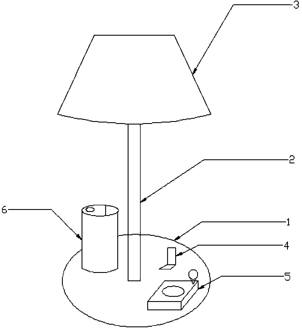 Novel multifunctional integrated table lamp