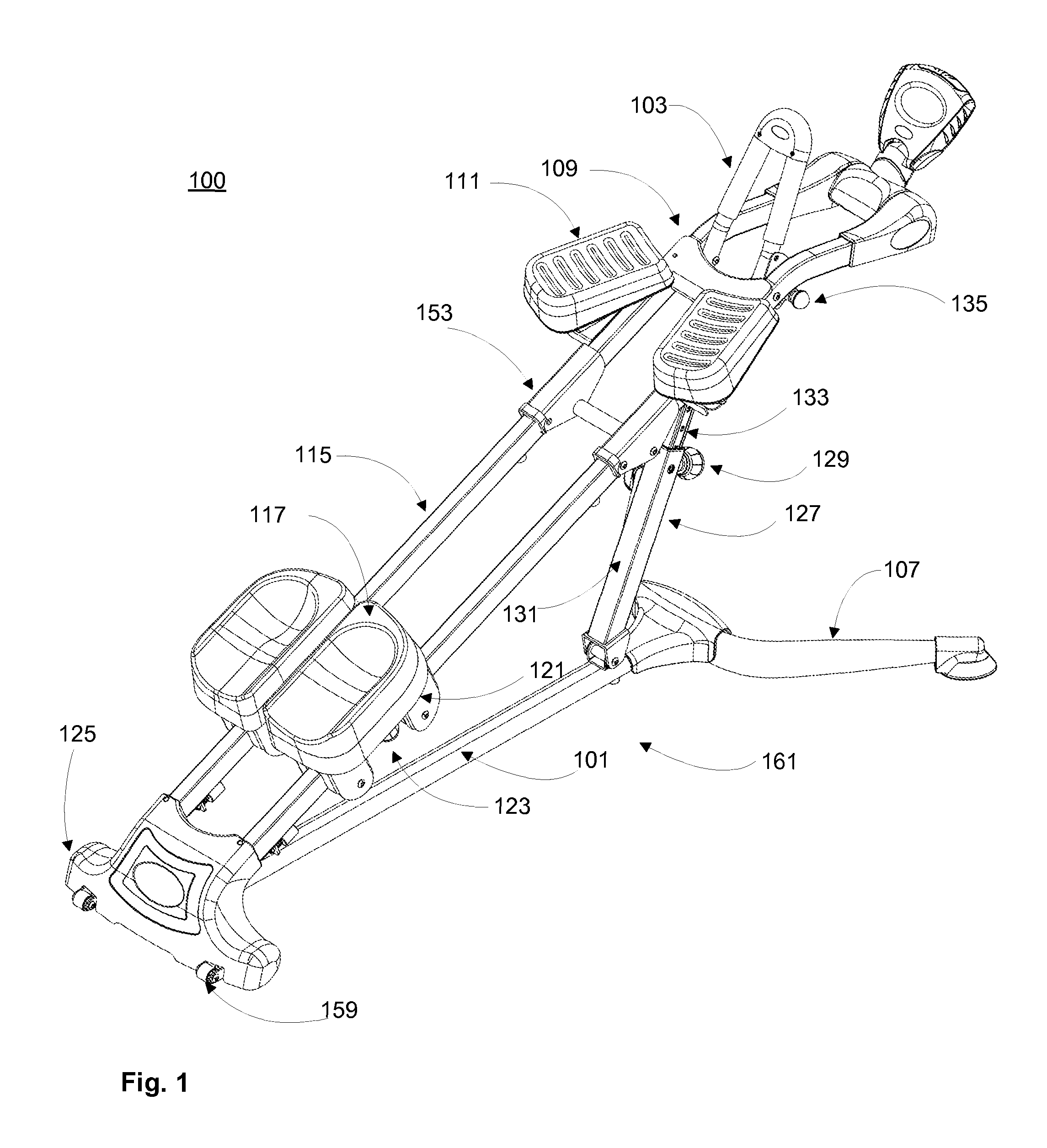 Abdomen exercise machine