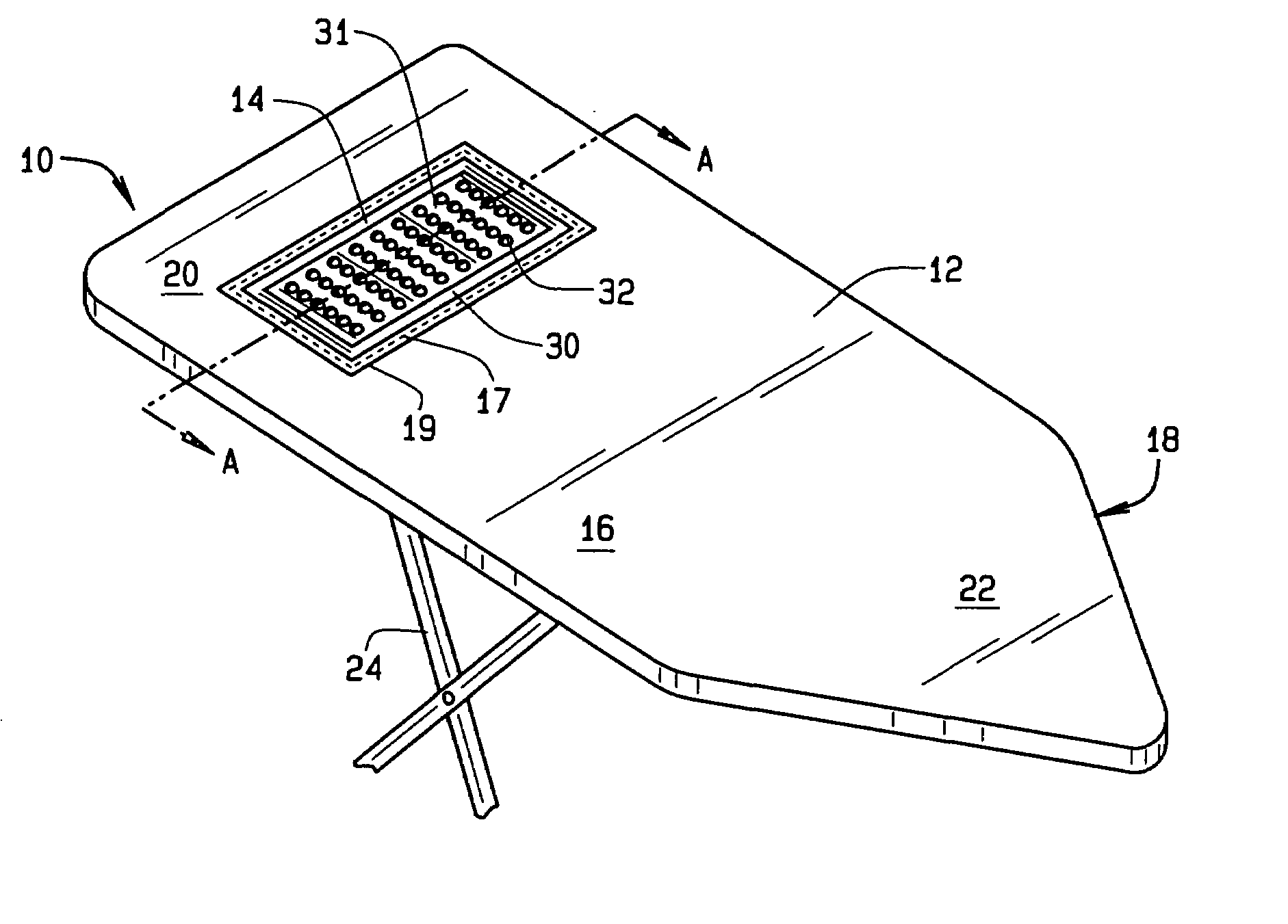 Ironing board cover with panel and methods of use