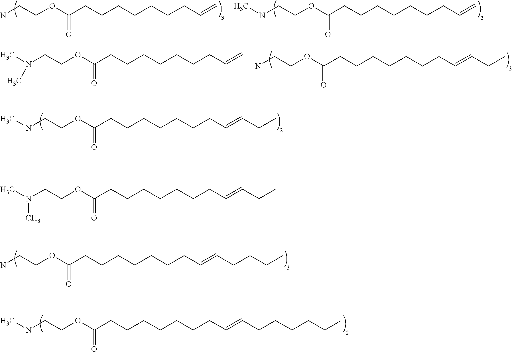 Esteramines and derivatives from natural oil metathesis