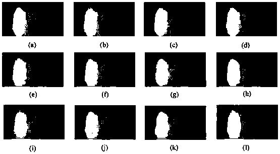 Gesture image key frame extraction method based on image similarity