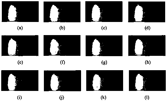 Gesture image key frame extraction method based on image similarity